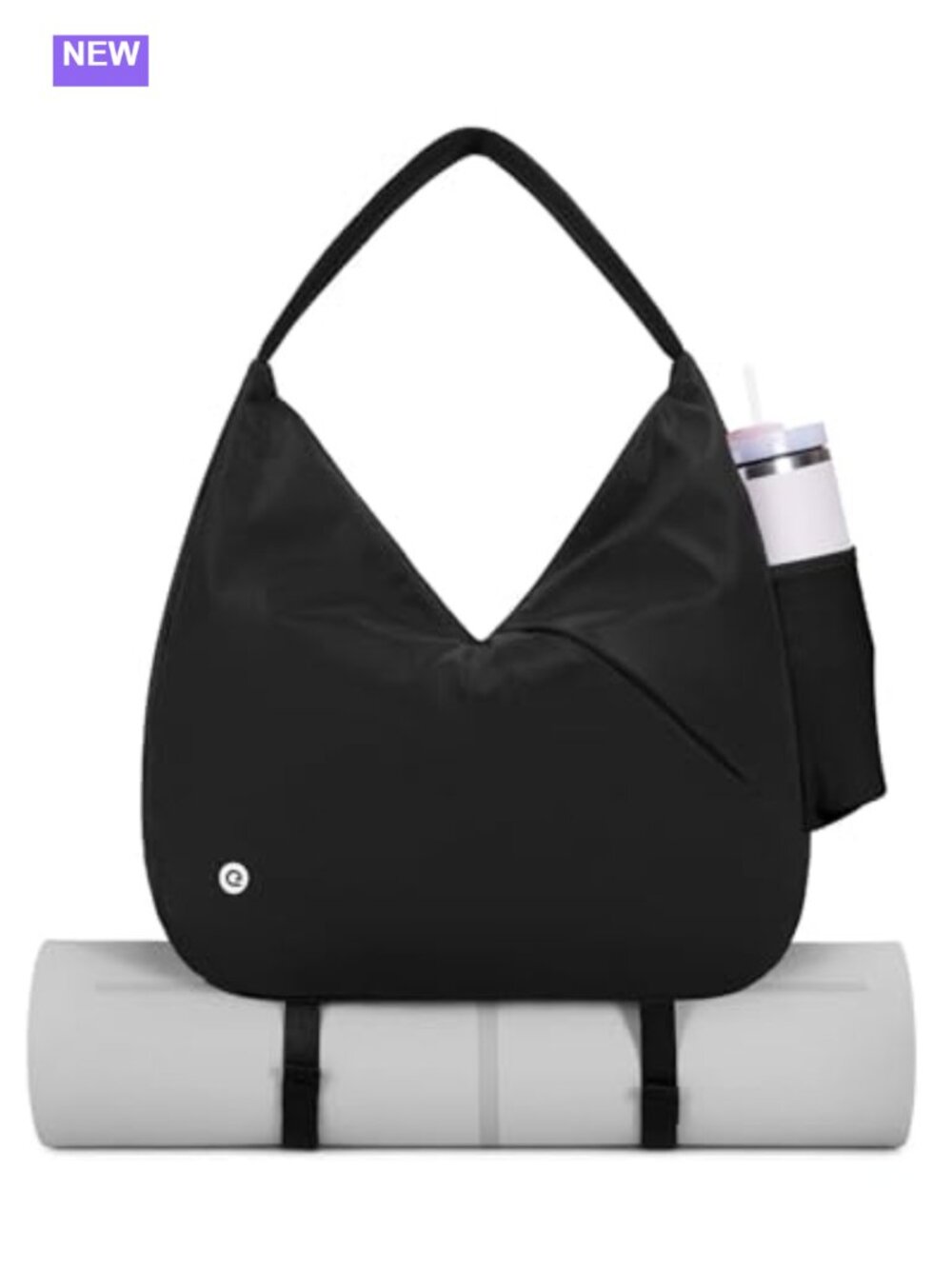 Large Gym Bag with Yoga Mat Holder Shoe Compartment Wet Pocket 30L Duffel